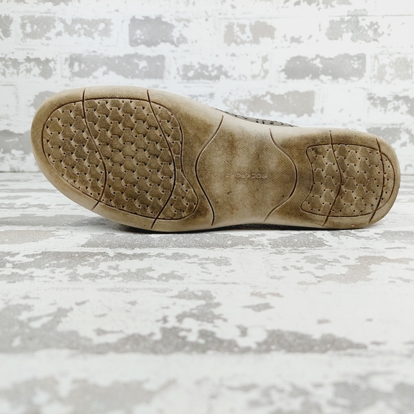 Rockport Daisey Eyelet Leather  Women's  Metallic Slip On Flats C746 - Picture 8 of 11
